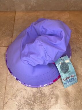 Kids UPF 50+ Sun Hat - Purple